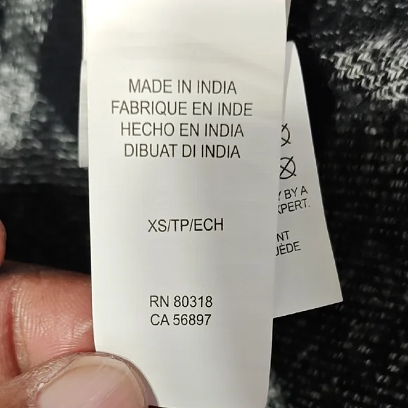 Lucky Brand Black Lamb Leather motor Jacket Size XS